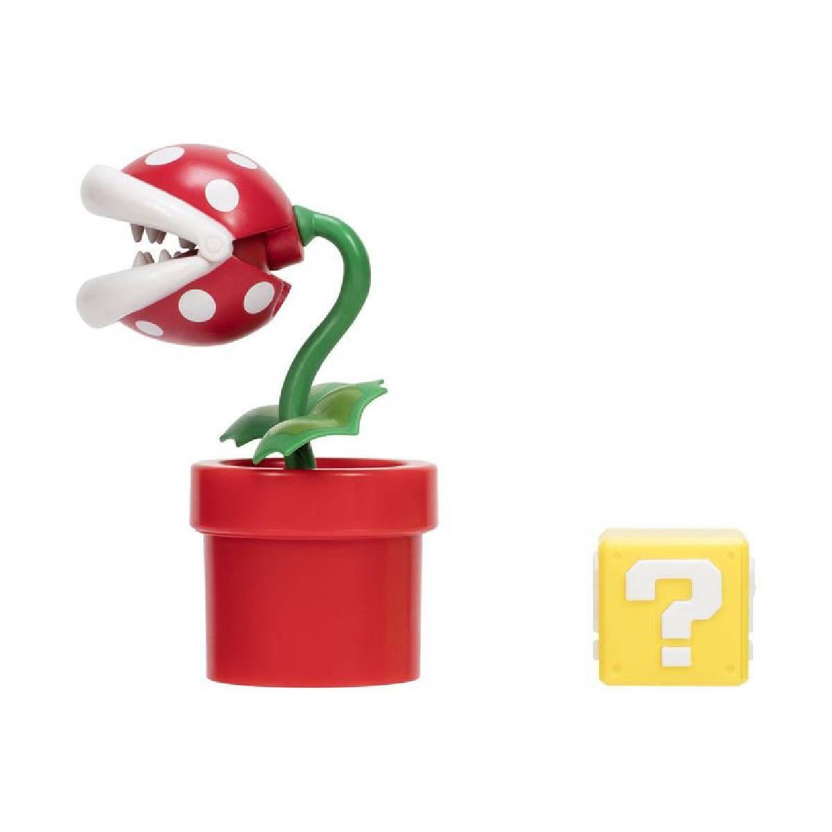 Super Mario Figura 10 Cm Nintendo - Planta Piraña-1