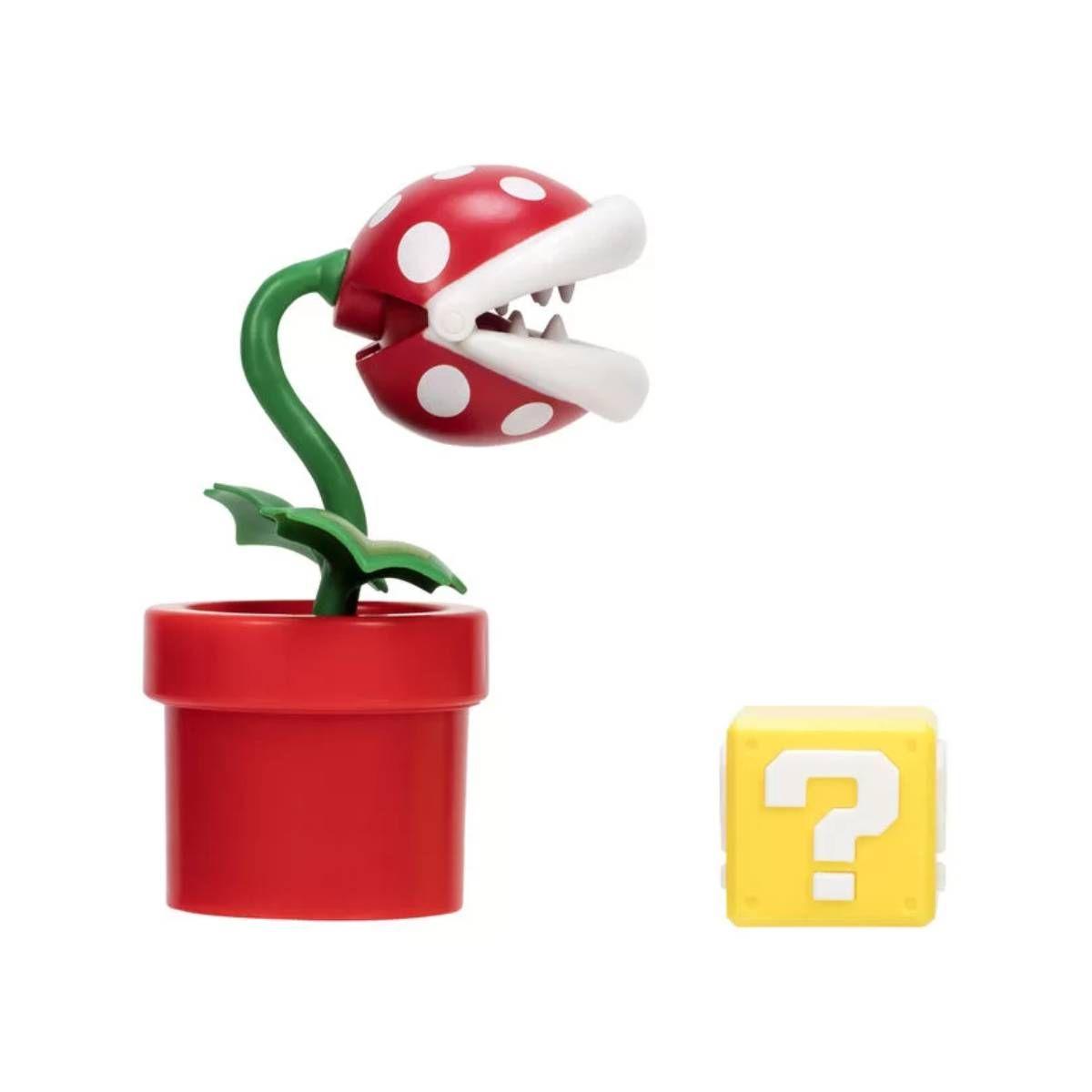 Super Mario Figura 10 Cm Nintendo - Planta Piraña-3