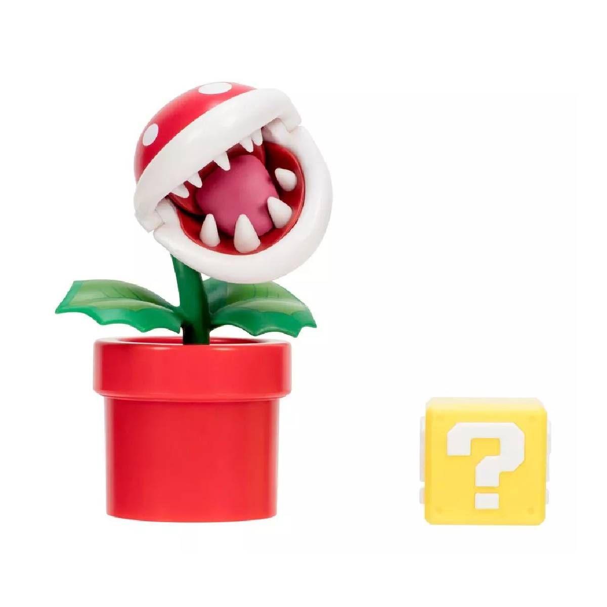 Super Mario Figura 10 Cm Nintendo - Planta Piraña-4