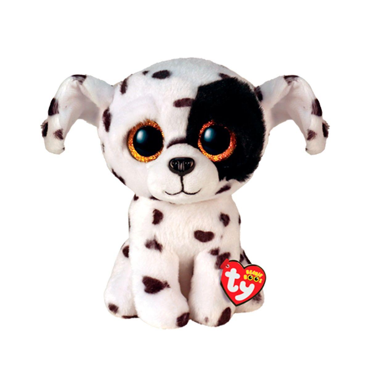 Ty Beanie Boos Luther Perro Puntos Regular-0