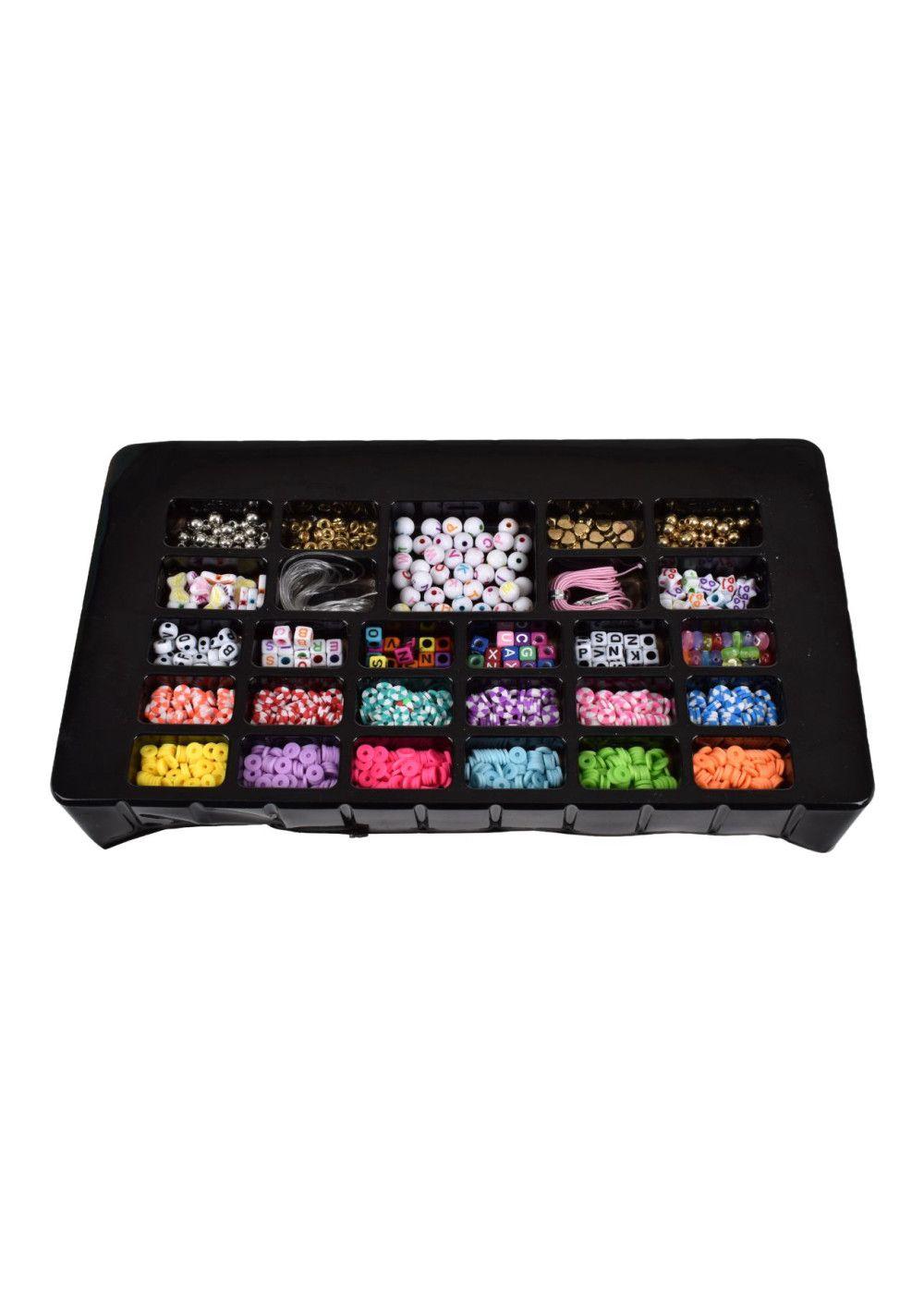 Set De Pulseras Mostacilla Con Letras-4