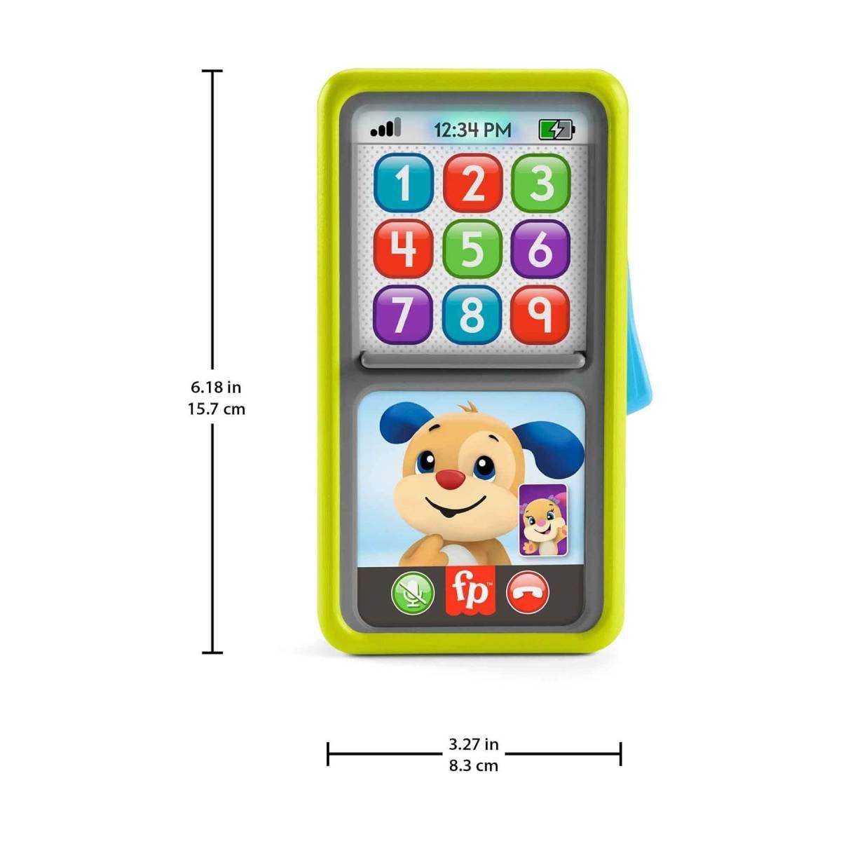 Fisher-Price Juguete Para Bebés Smartphone Aprendizaje Verde-2