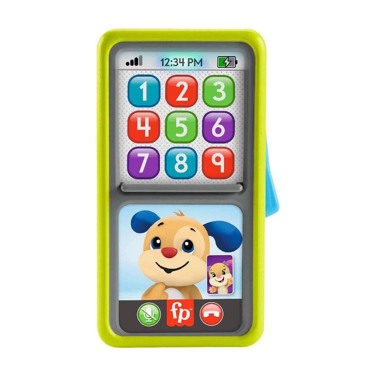 Fisher-Price Juguete Para Bebés Smartphone Aprendizaje Verde-4