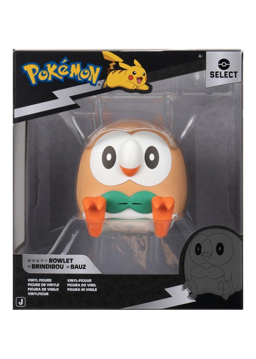 (POKEMON) FIGURA VINILO 10 CM. POKEMON - ROWLET-1