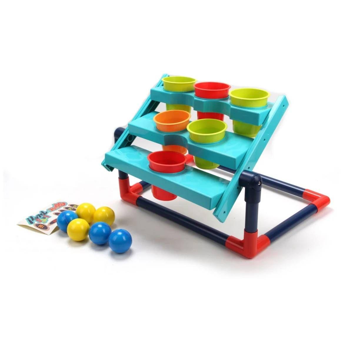 Juego Lanza Pelotas Con Blanco Regulable-1