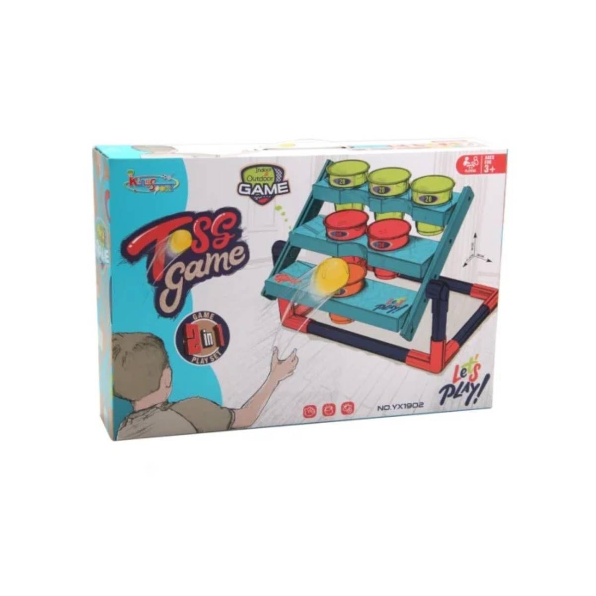 Juego Lanza Pelotas Con Blanco Regulable-2