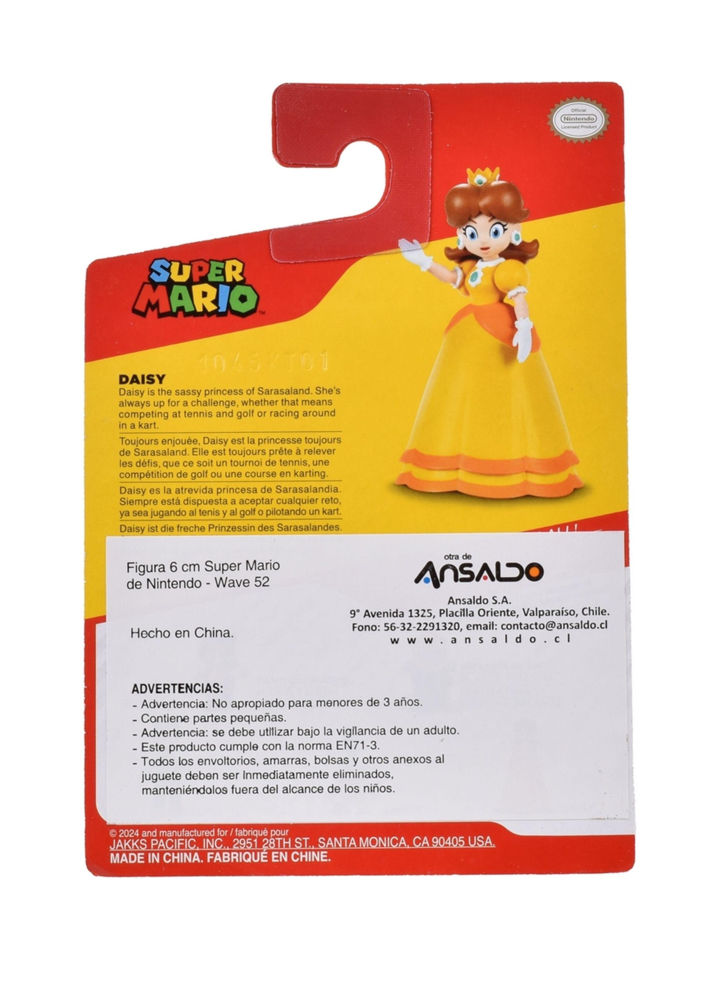 Figuras 6 Cm Super Mario De Nintendo Wave 54 - Daisy-3