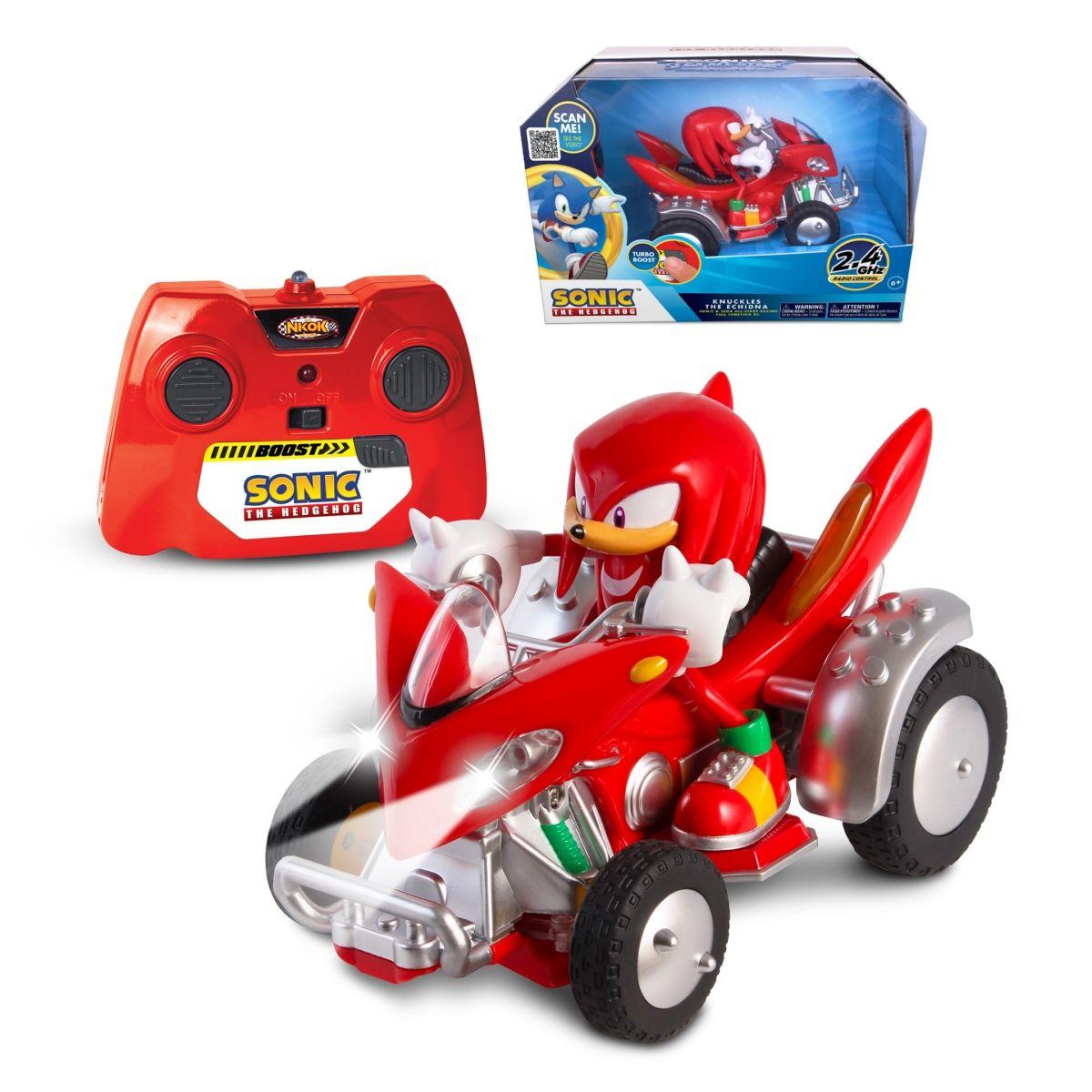Cuadrimoto Radio Controlada 20 Cm Con Luces Sonic - Knuckles-0