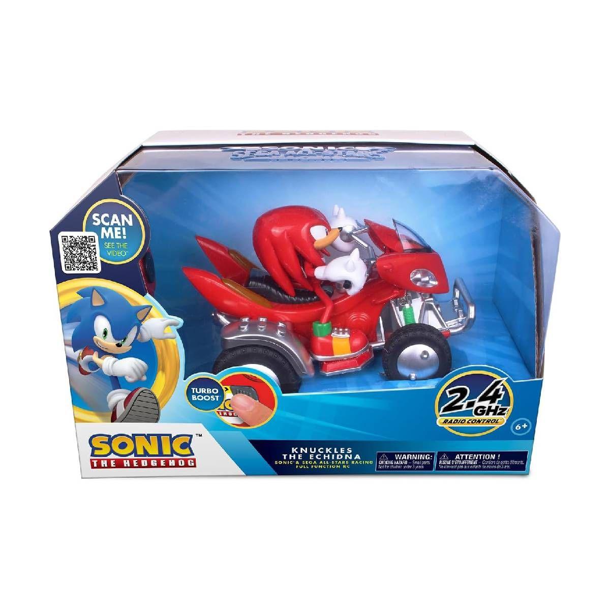 Cuadrimoto Radio Controlada 20 Cm Con Luces Sonic - Knuckles-5