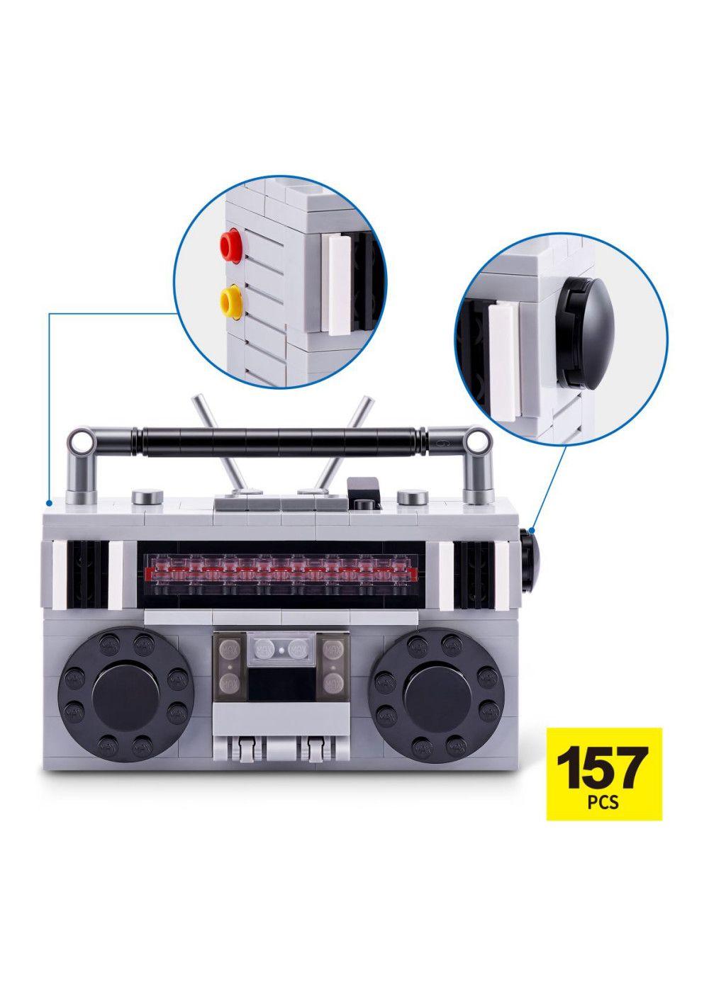 SET BLOQUES RETRO MAX - CON DIFERENTES MODELOS DE PIEZAS - RADIO CASSETTE-5