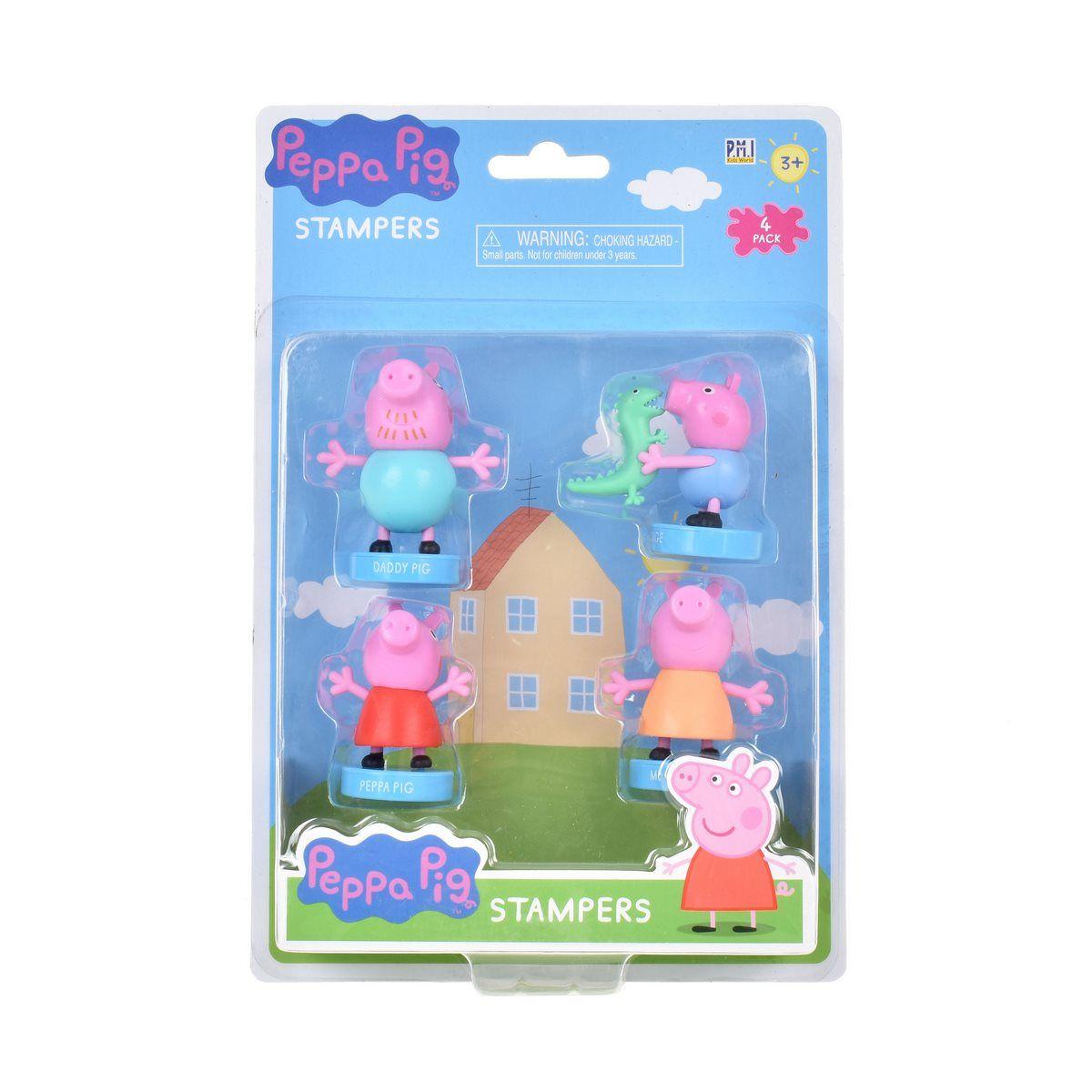 PEPPA PIG TIMBRES 4 UNIDADES IMEXPORTA - DADDY PIG-0
