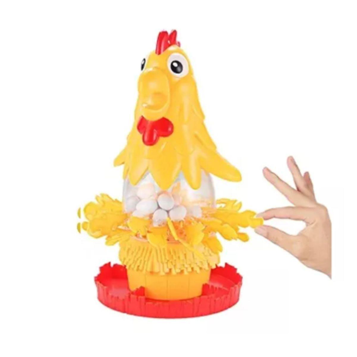 Juego de mesa Gallina Turuleka 30 plumas y 17 huevos-2