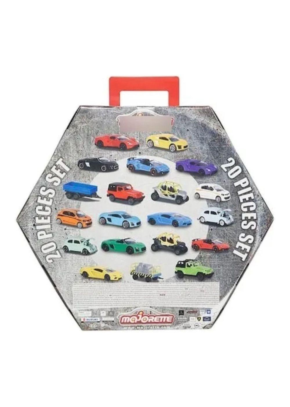 Pack de 20 autos Majorette a escala-2