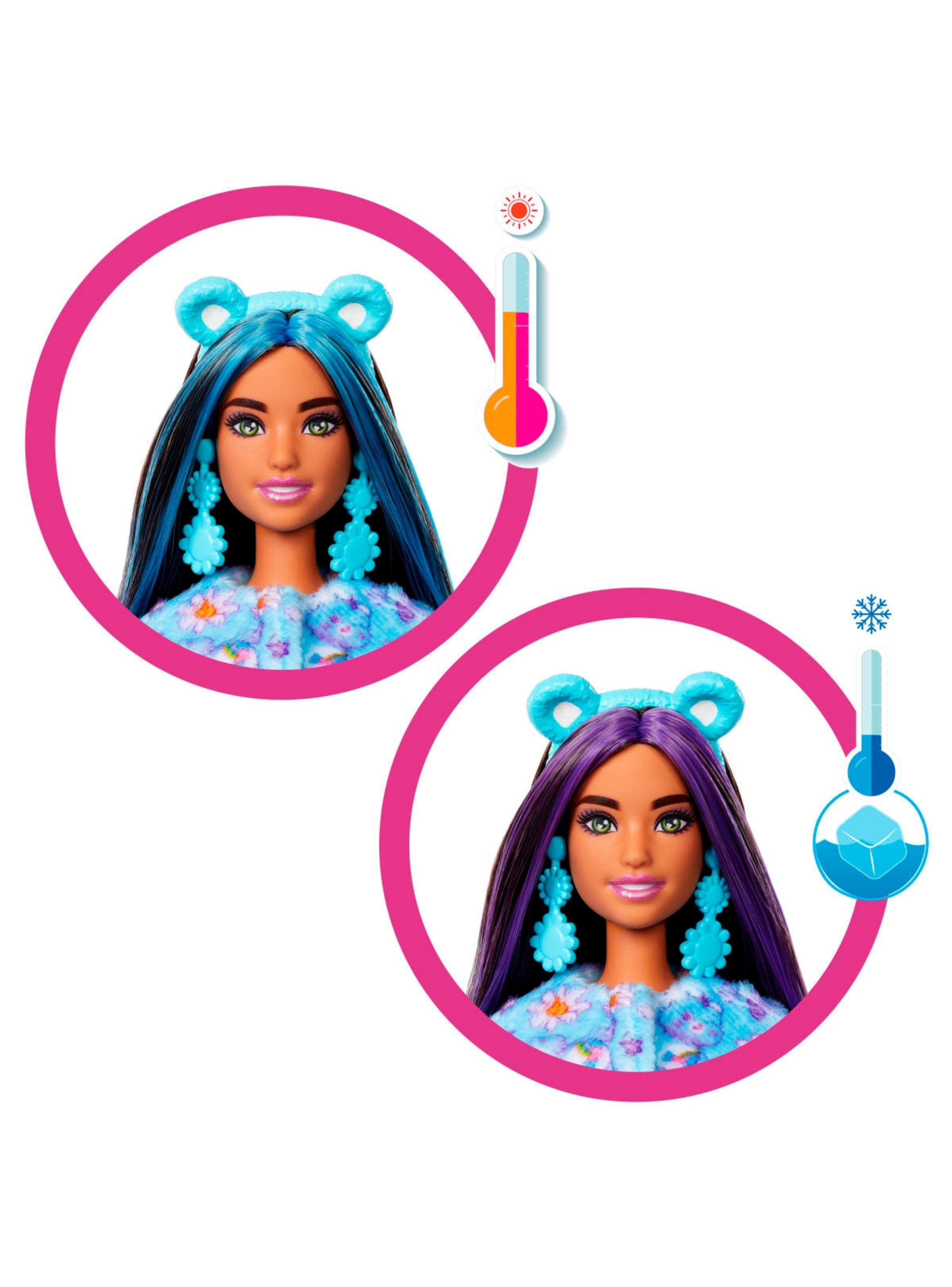 Muñeca Barbie Cutie Reveal mini ositos cariñositos - Rosa-2