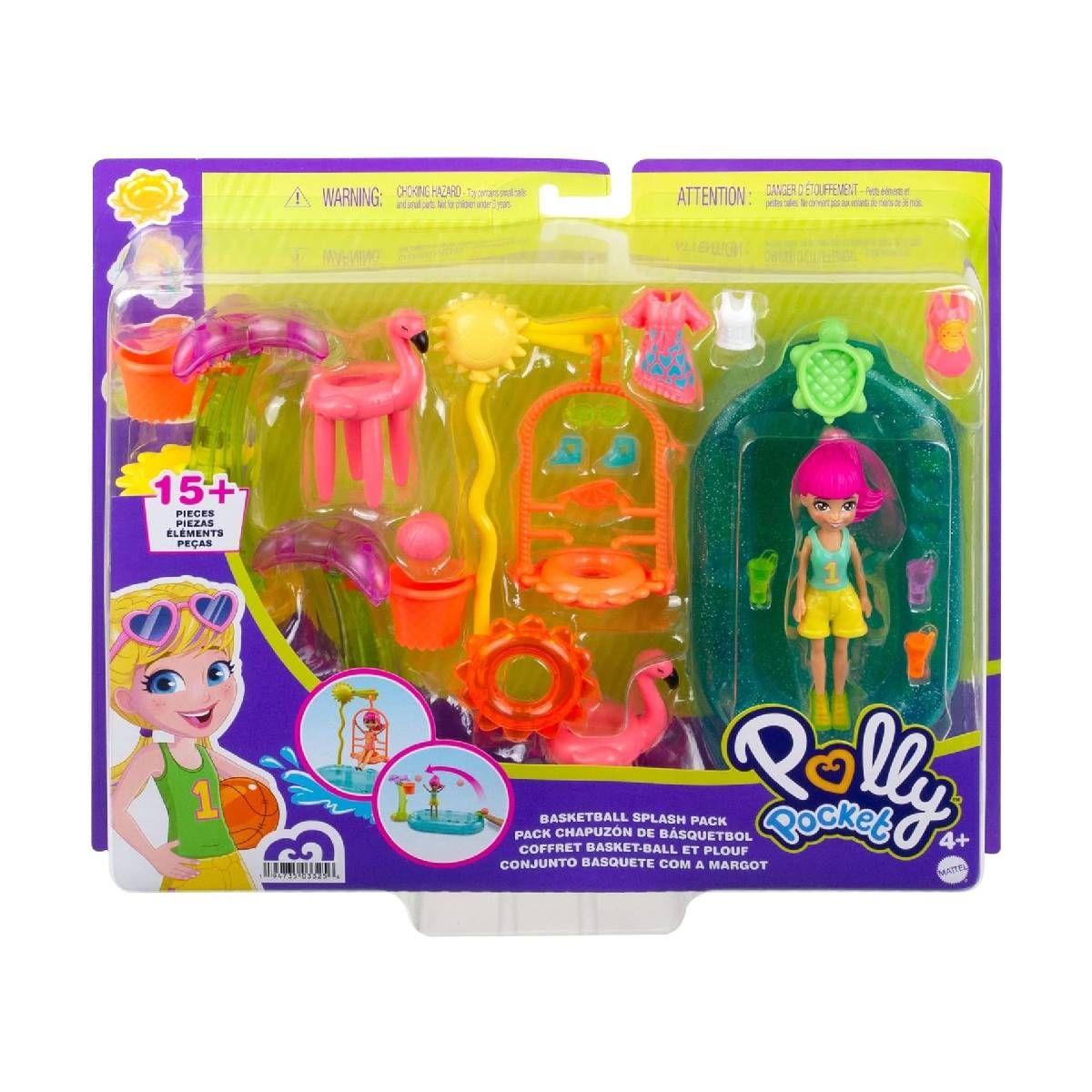 Polly Pocket Surtido De Deportes - Chapuzon De Basquetbol-6