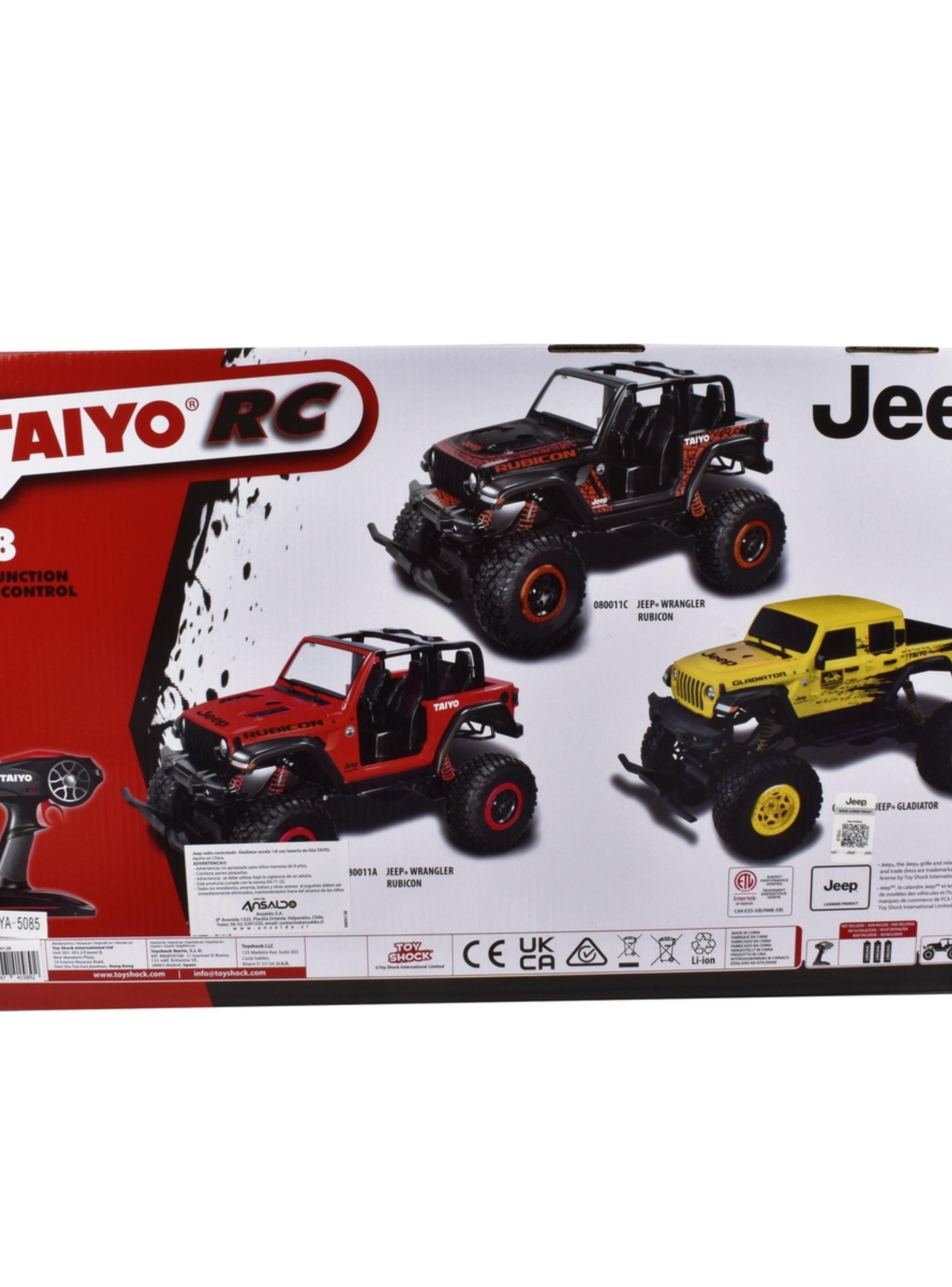 Jeep Radio Controlado Gladiator Escala 1:22 Batería De Litio-3