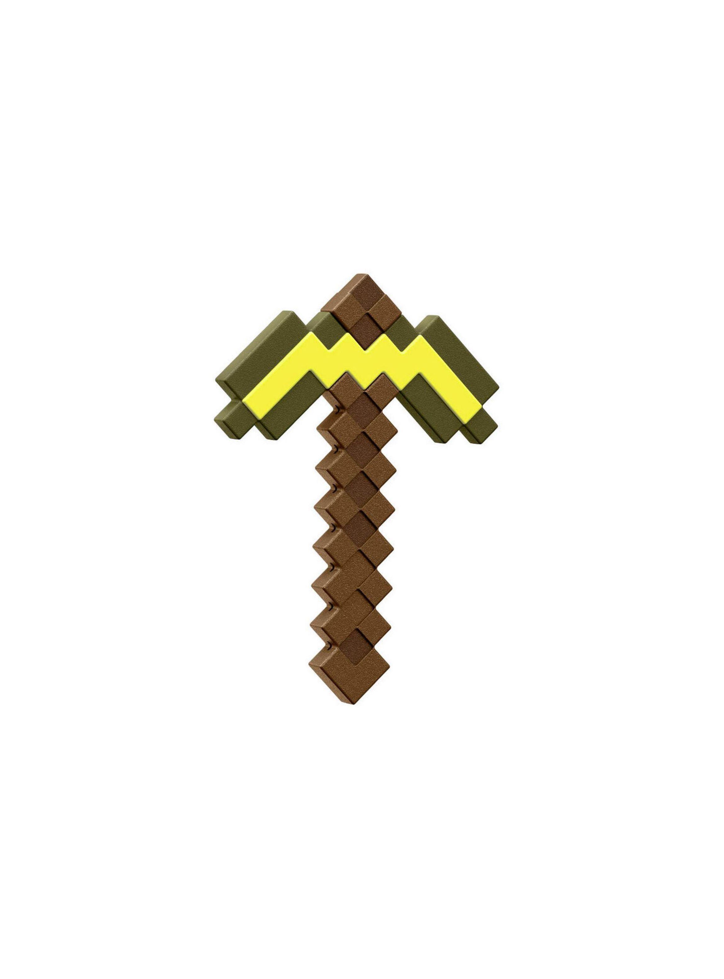 MINECRAFT VANILLA  ARMAS DE BATALLA ROLEPLAY - PICO DORADO-2