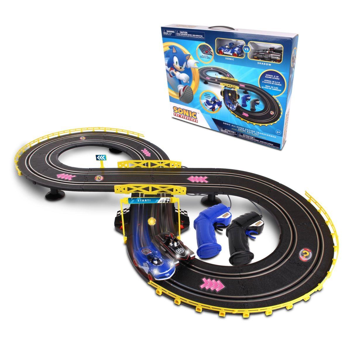 Pista Con 2 Autos Sonic - Sonic Y Shadow-0