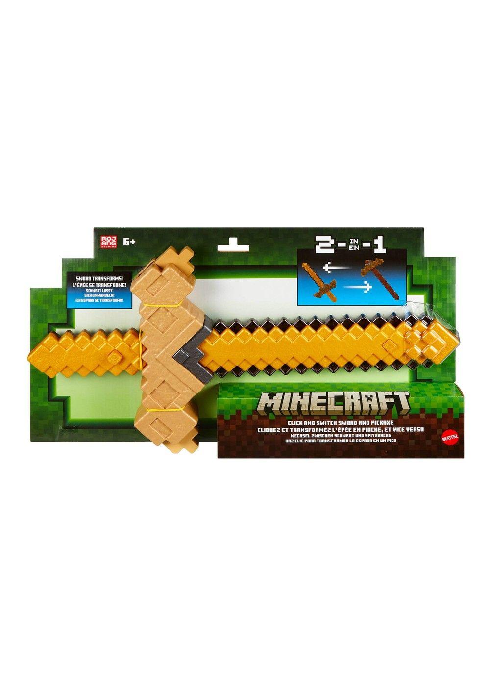 MINECRAFT JUGUETE ESPADA PICO TRANSFORMABLE VERSIÓN INVENTOR-7