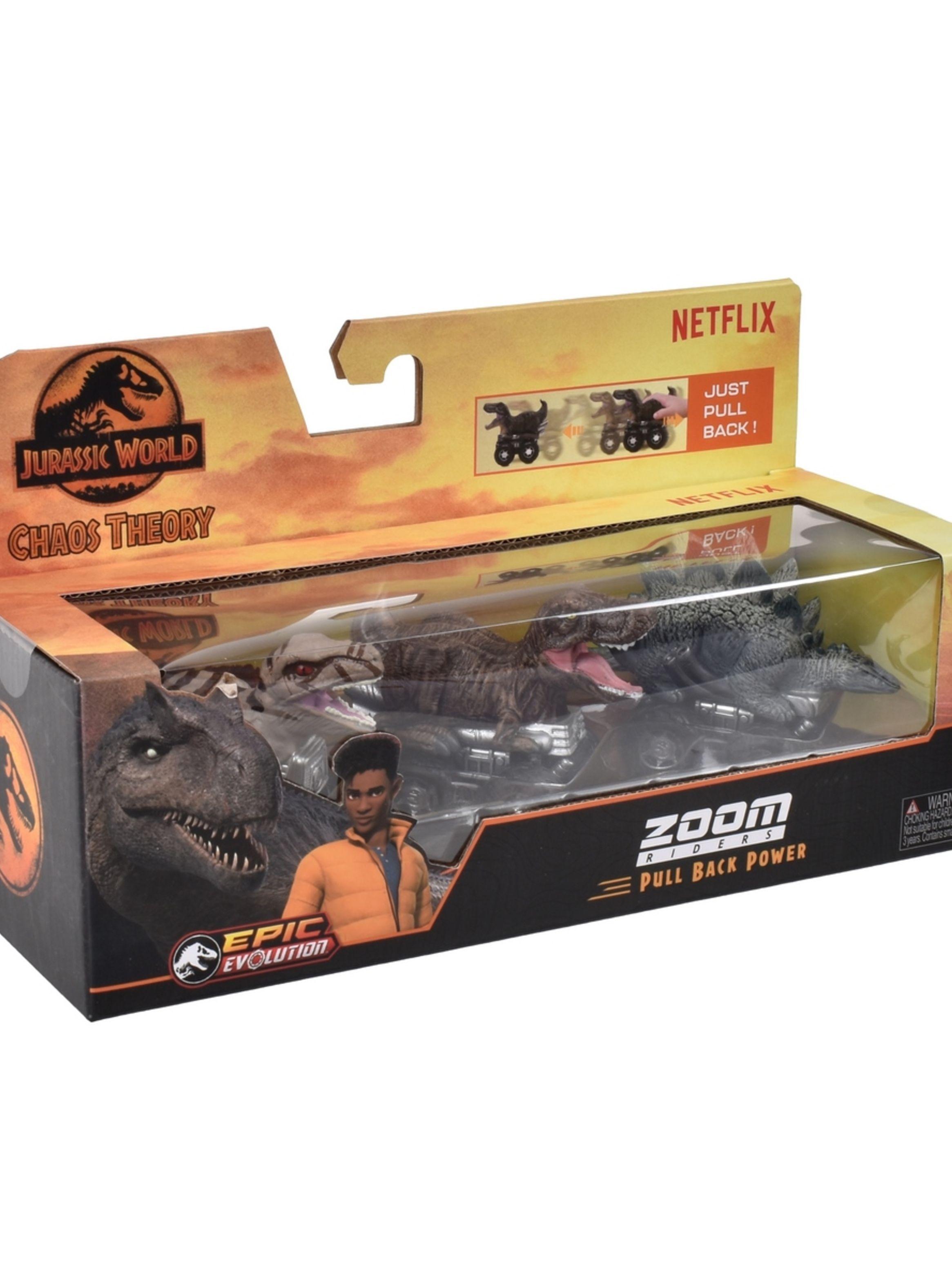 PACK 3 DINOSAURIOS VEHÍCULO PULLBACK JURASSIC-1