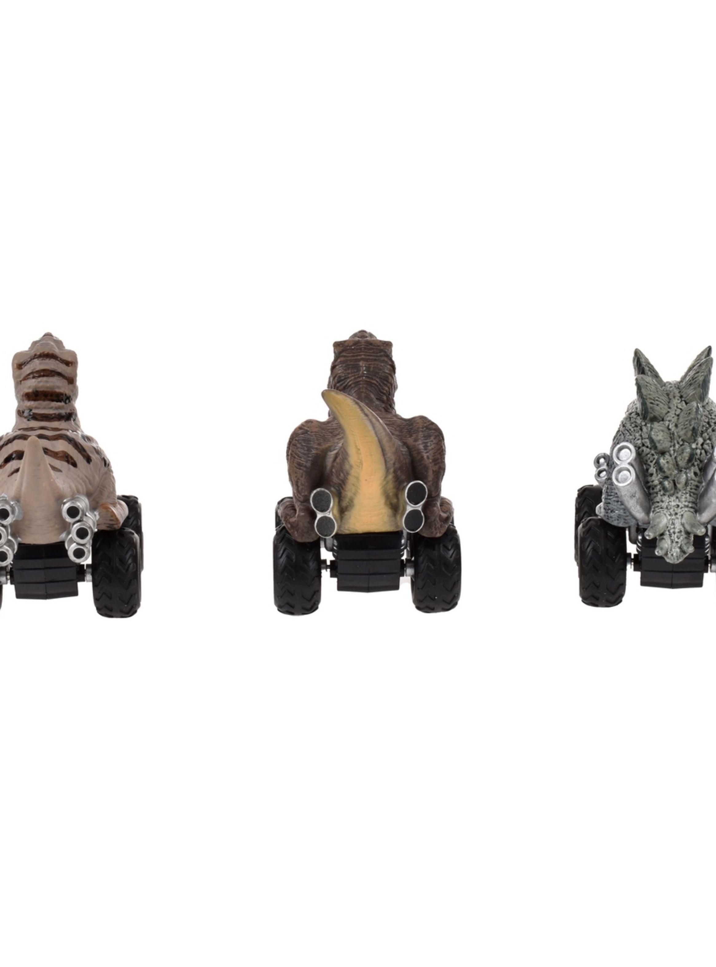 PACK 3 DINOSAURIOS VEHÍCULO PULLBACK JURASSIC-4