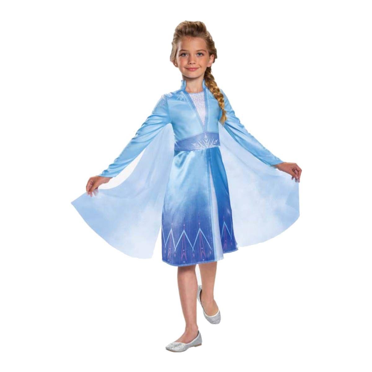 Disfraz Frozen Básico Elsa Intek - Talla M (7-9)-2