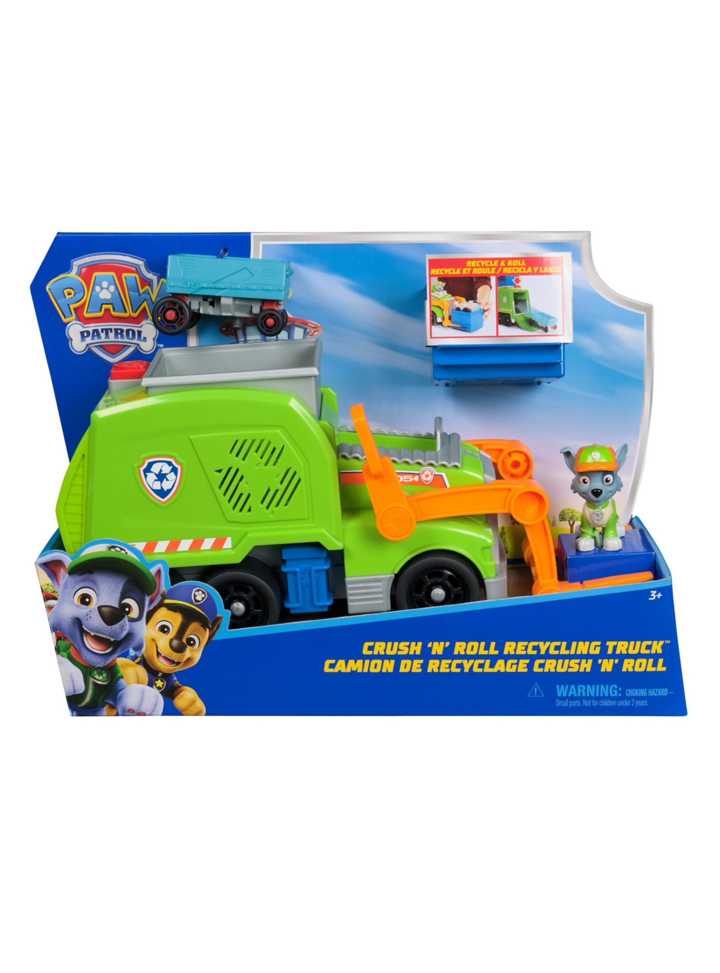 Paw patrol camión de reciclaje rocky-3