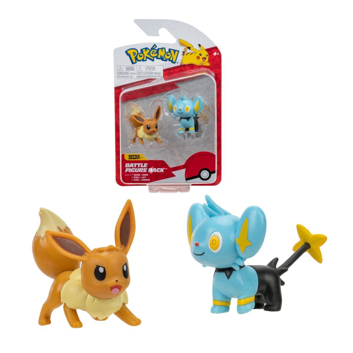 Set 1 O 2 Figuras De 5 A 8 Cm. Pokemon - Shinx & Eevee-0