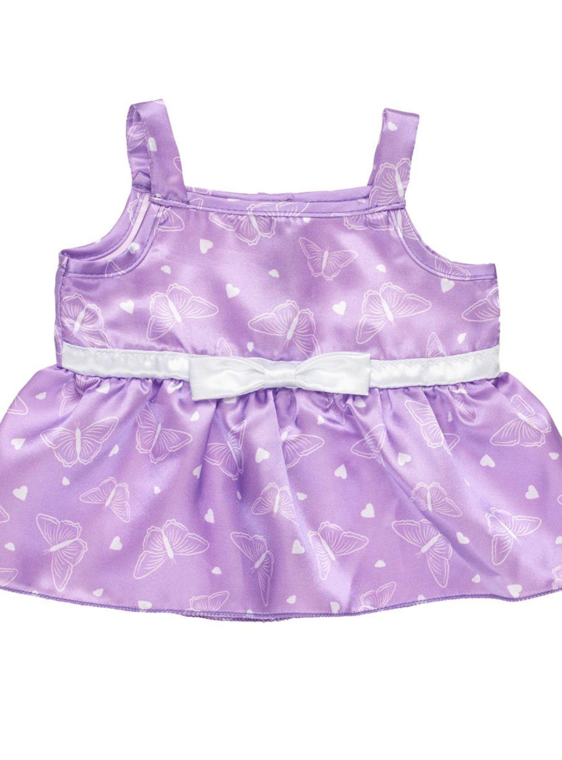 VESTIDO MORADO PRINT MARIPOSA FAIRY FRIENDS BUILD-A-BEAR-1