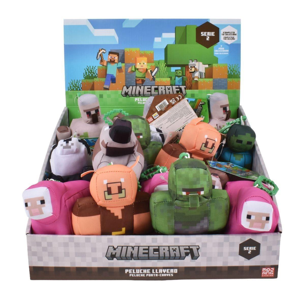 PELUCHE CON CLIP MINECRAFT - GALLINA CON ZOMBIE-2