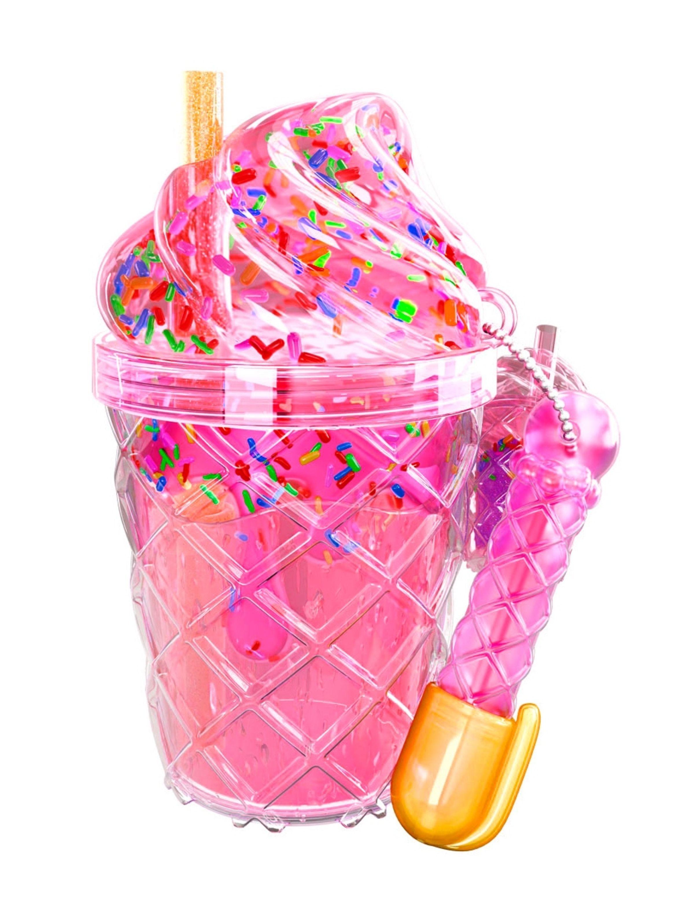 Mini Vasocute Cups Con Acc Real Littles - Sundae Luxe-4