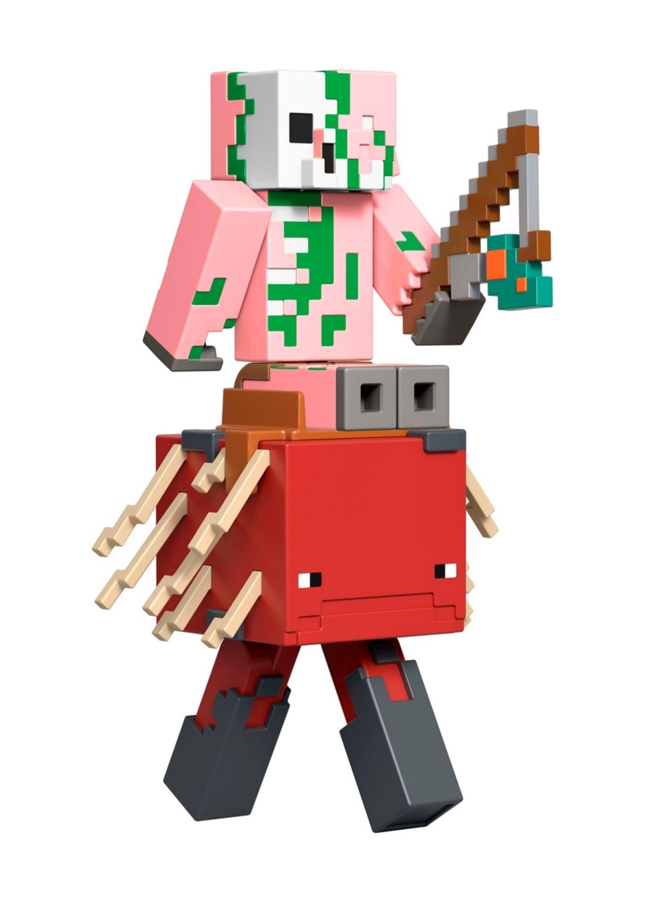 Minecraft figura 8cm crafting 2-pack-piglin zombie y strider-4