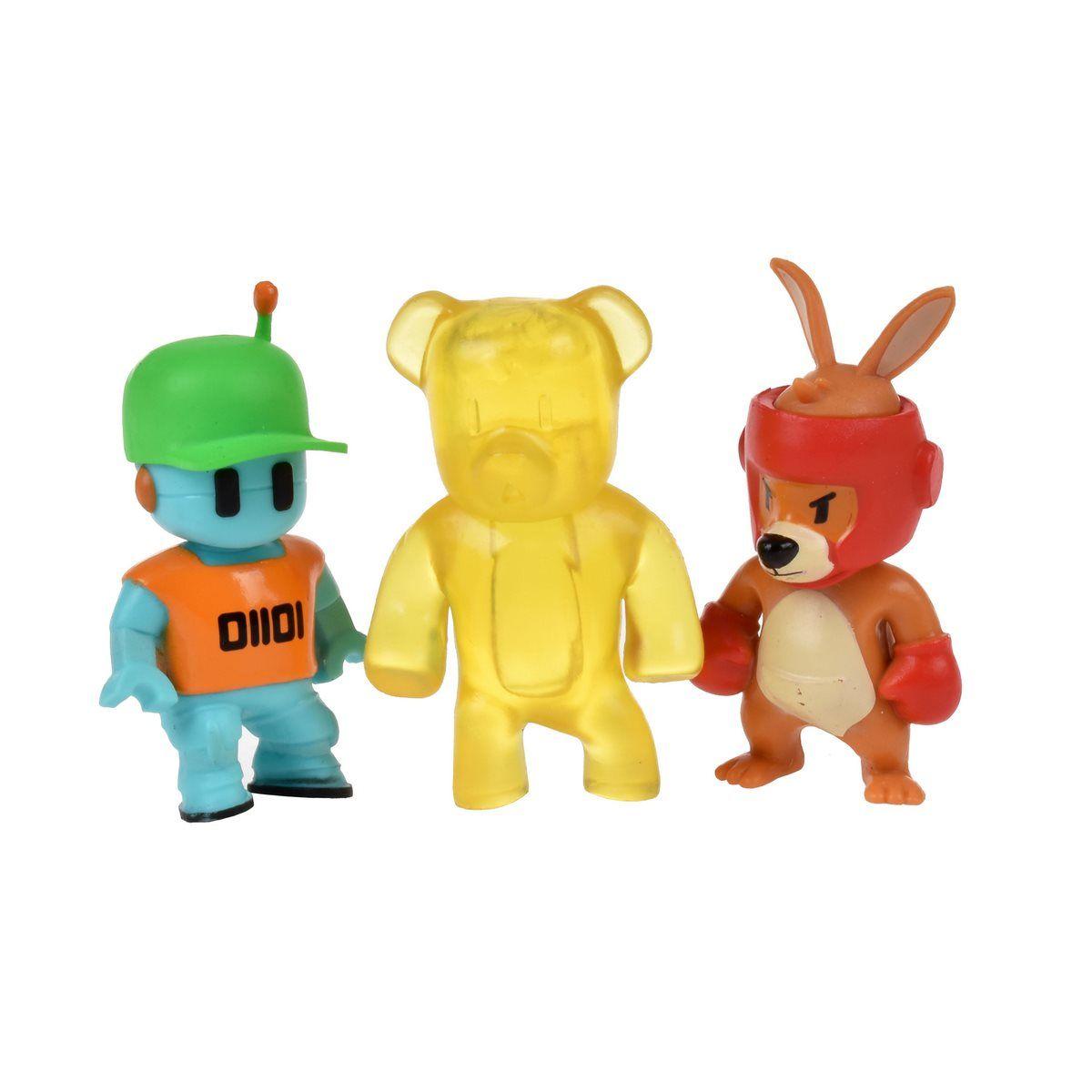 PACK 3 FIGURAS 5 CMS STUMBLE GUYS - PINEAPPLE BEAR-3