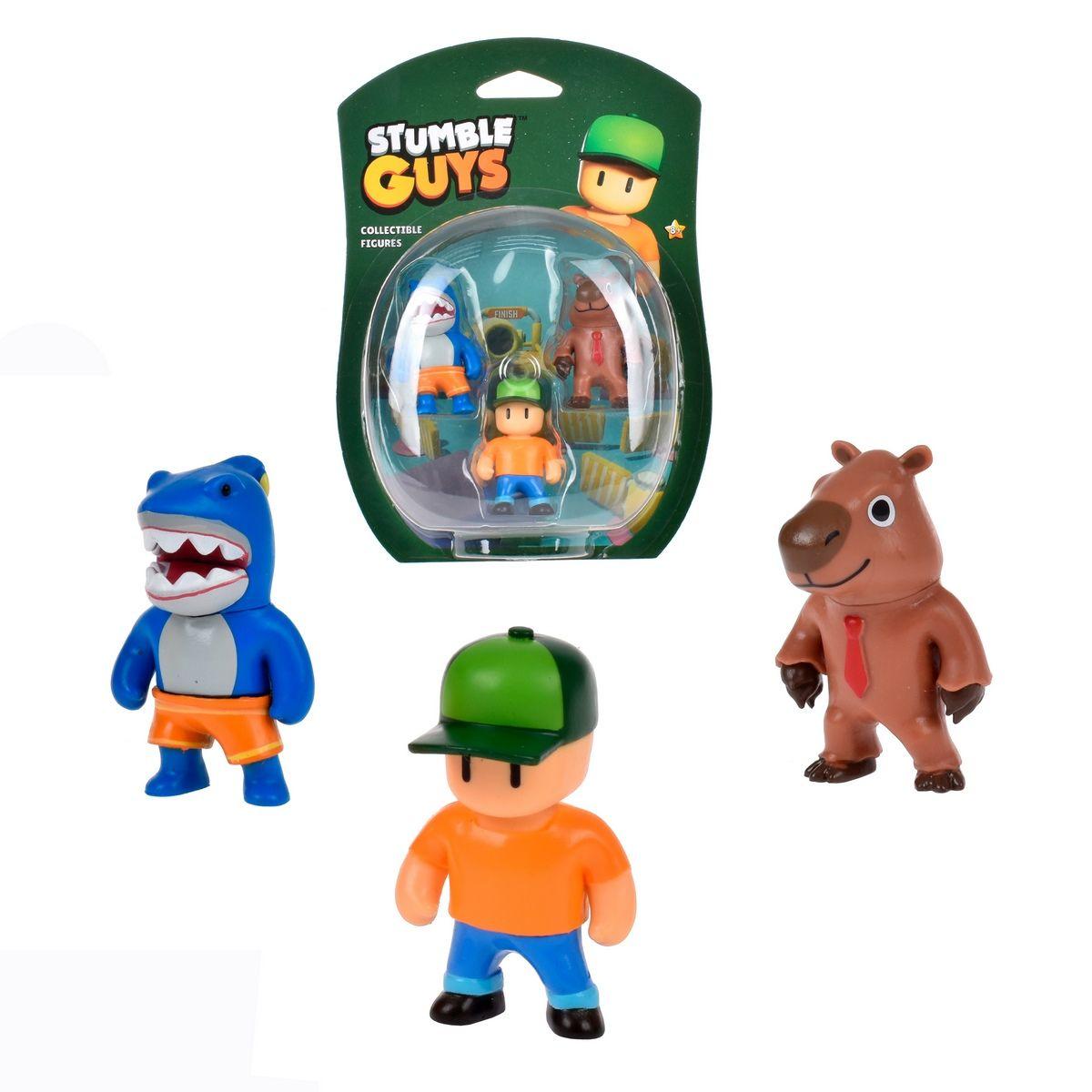 PACK 3 FIGURAS 5 CMS STUMBLE GUYS - MR. STUMBLE-0
