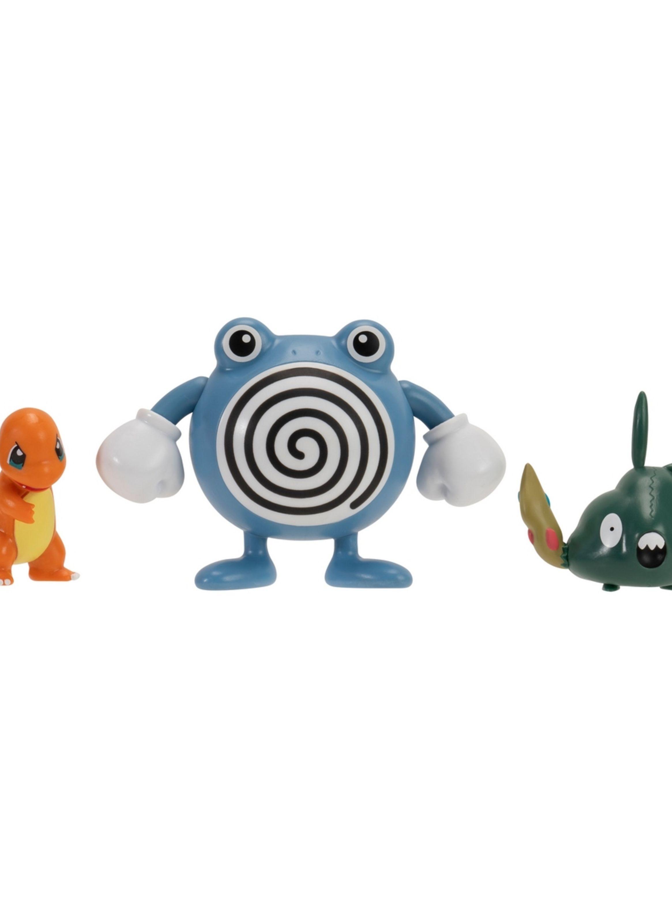 Figuras de acción Pokémon pack 3 Charmander Poliwhirl-0