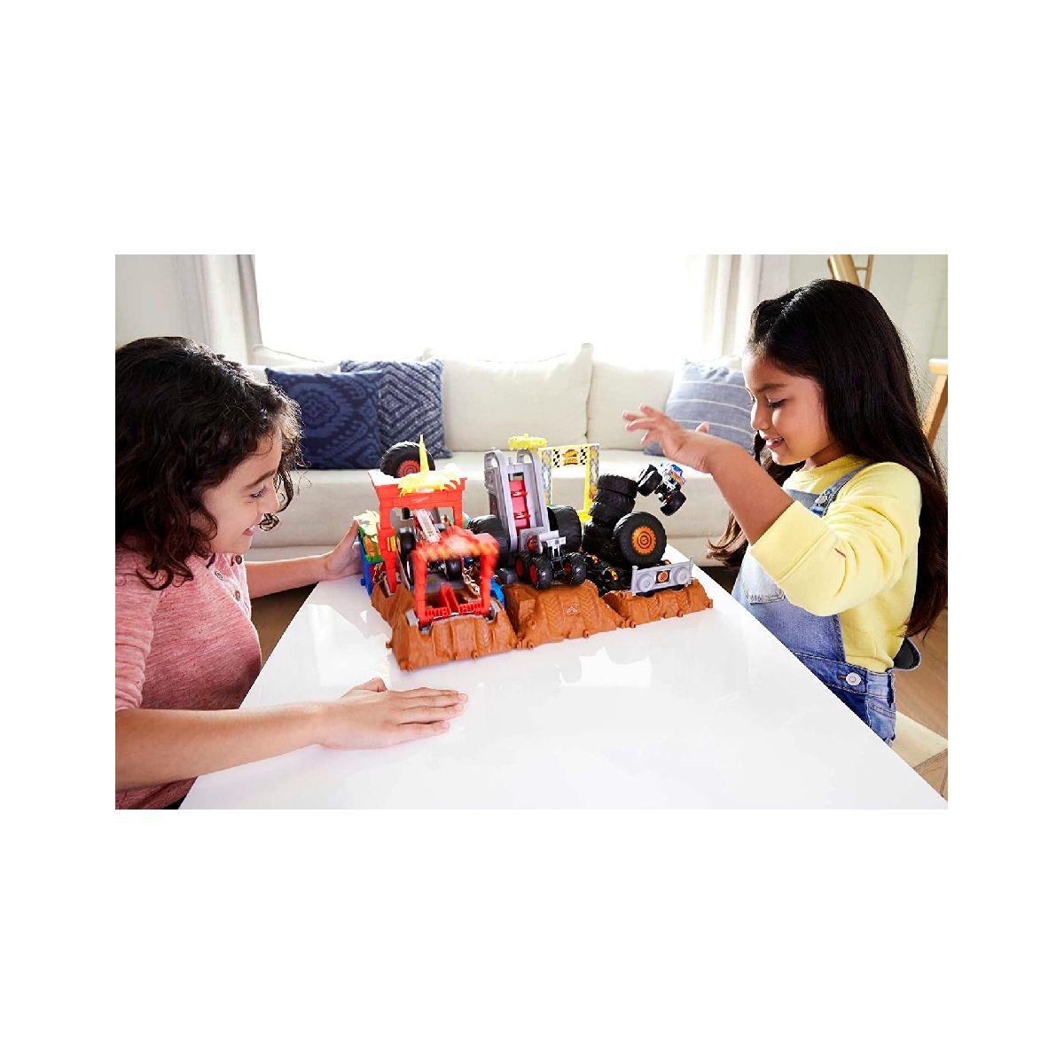 Hot Wheels Monster Trucks Arena De Demolicion - Race Ace-1