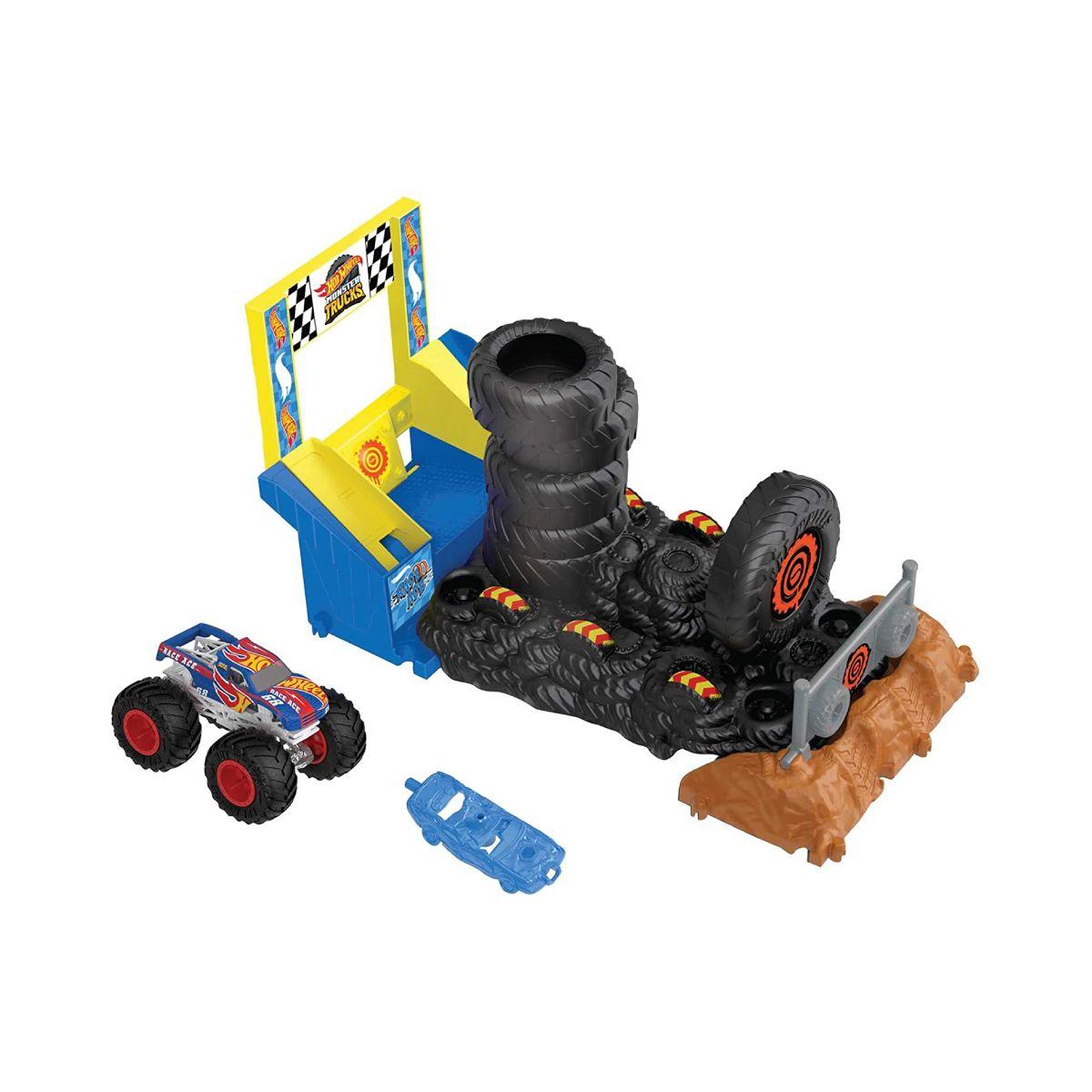 Hot Wheels Monster Trucks Arena De Demolicion - Race Ace-4