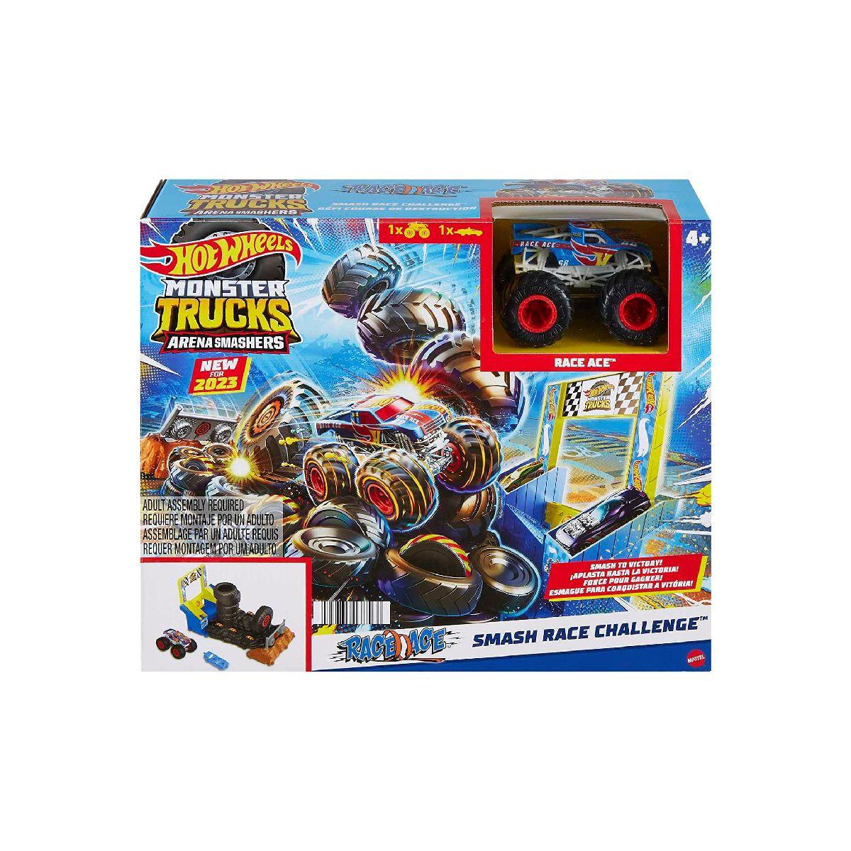 Hot Wheels Monster Trucks Arena De Demolicion - Race Ace-5