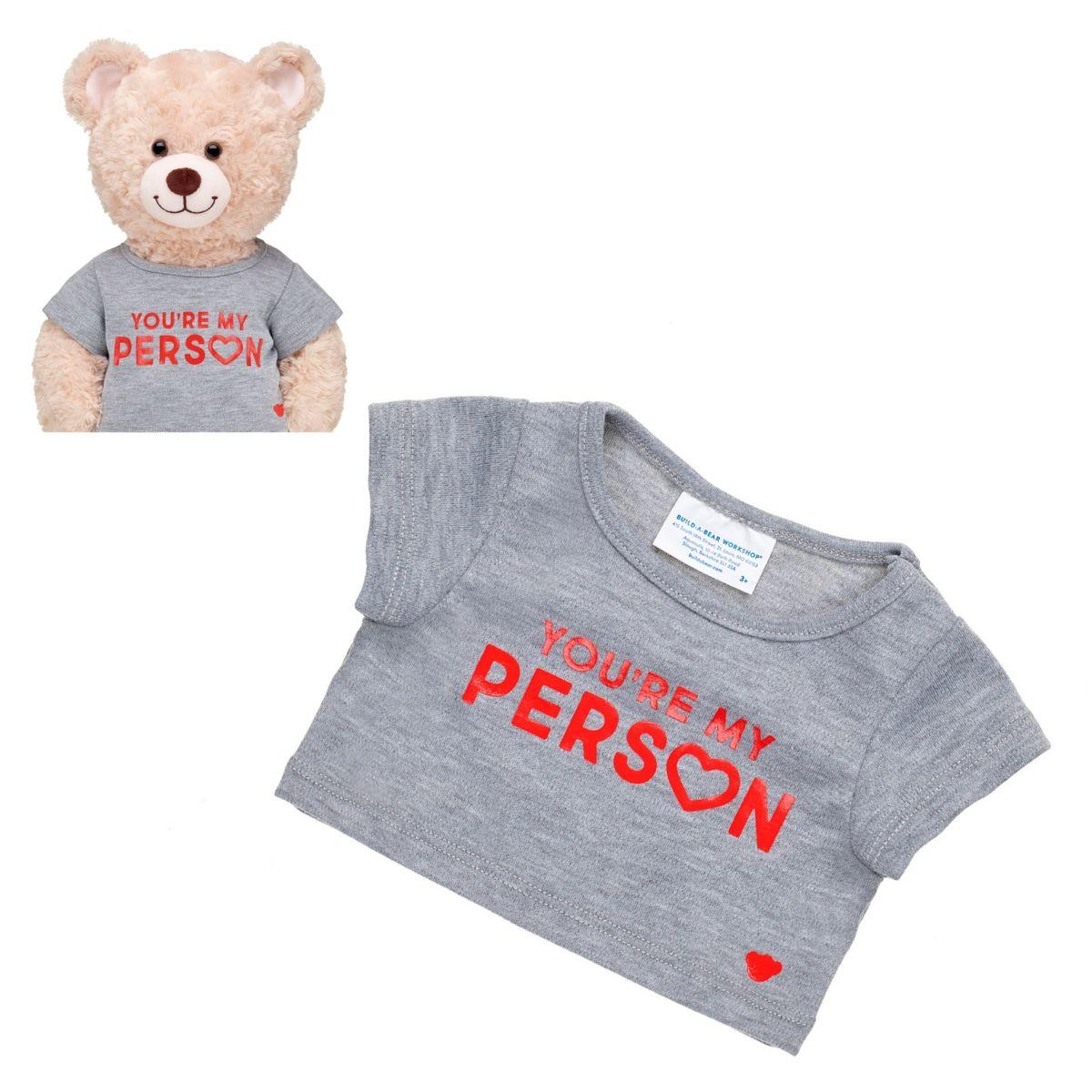 Polera Gris Tu Eres Mi Persona Build-A-Bear-0