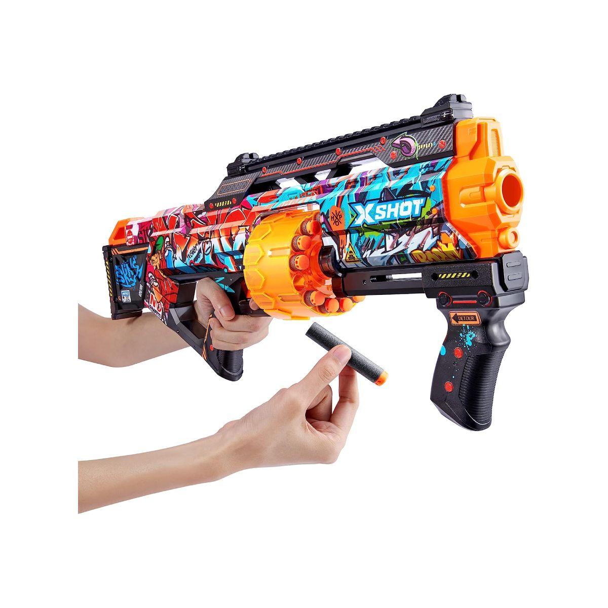 Lanza Dardos Last Stand Skins X-Shot - Graffiti-2