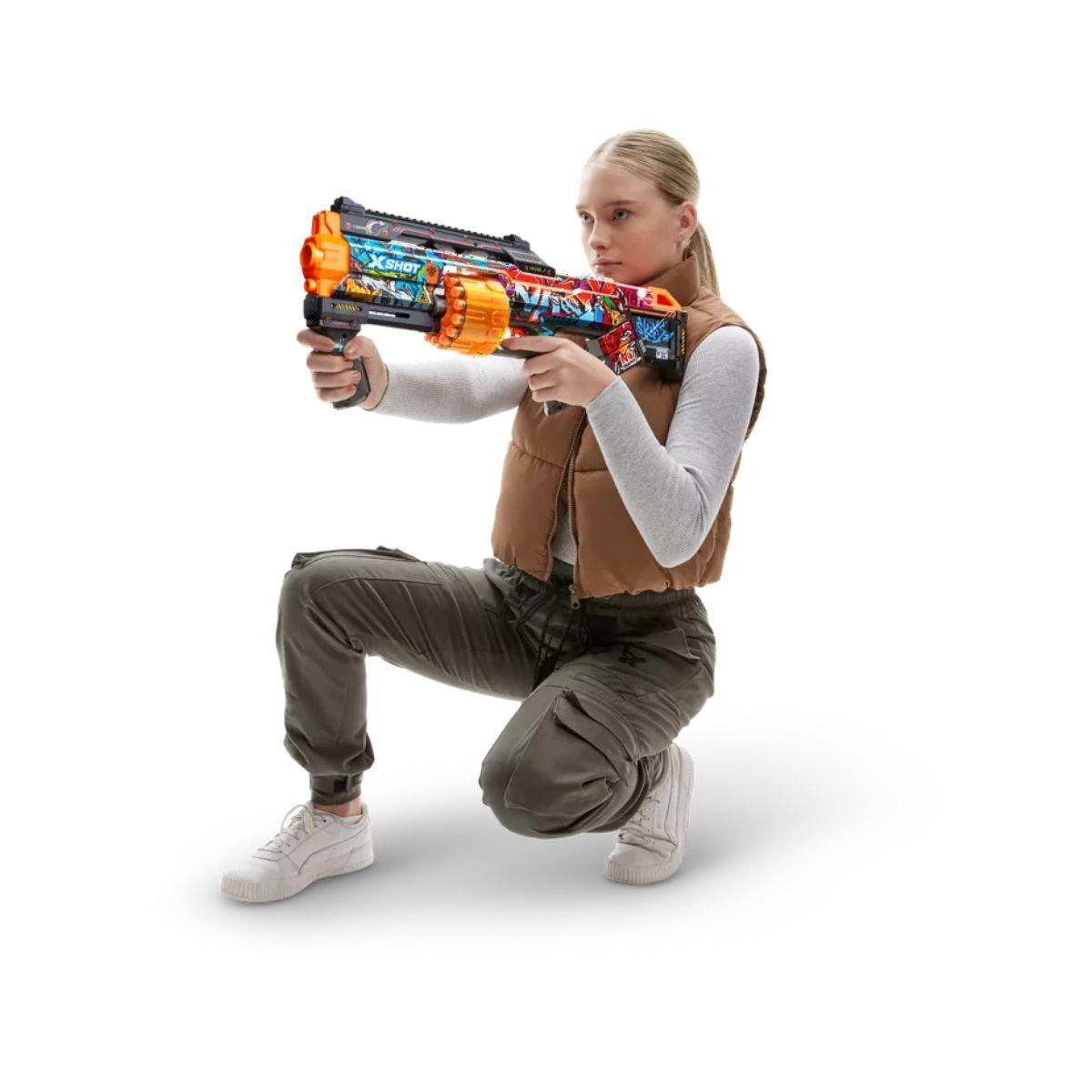 Lanza Dardos Last Stand Skins X-Shot - Graffiti-3