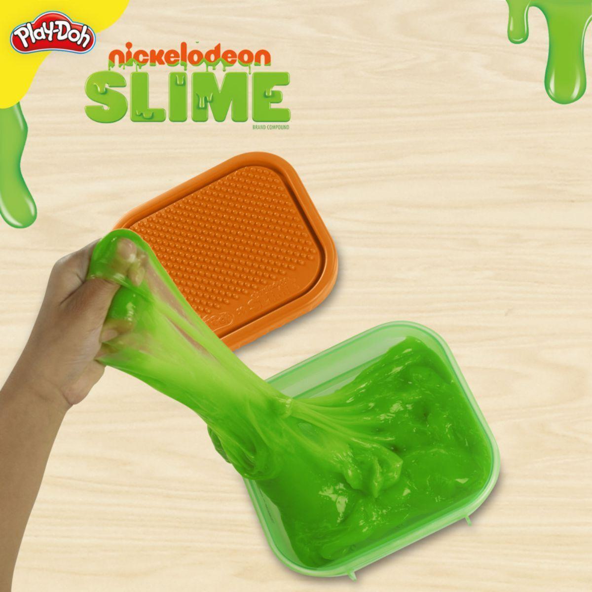 Play-Doh Nickelodeon Slime Slime Superelastico - Verde-4