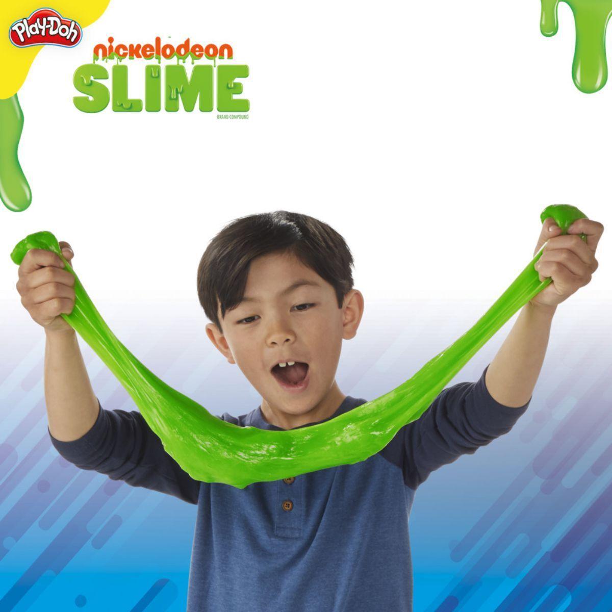 Play-Doh Nickelodeon Slime Slime Superelastico - Verde-6