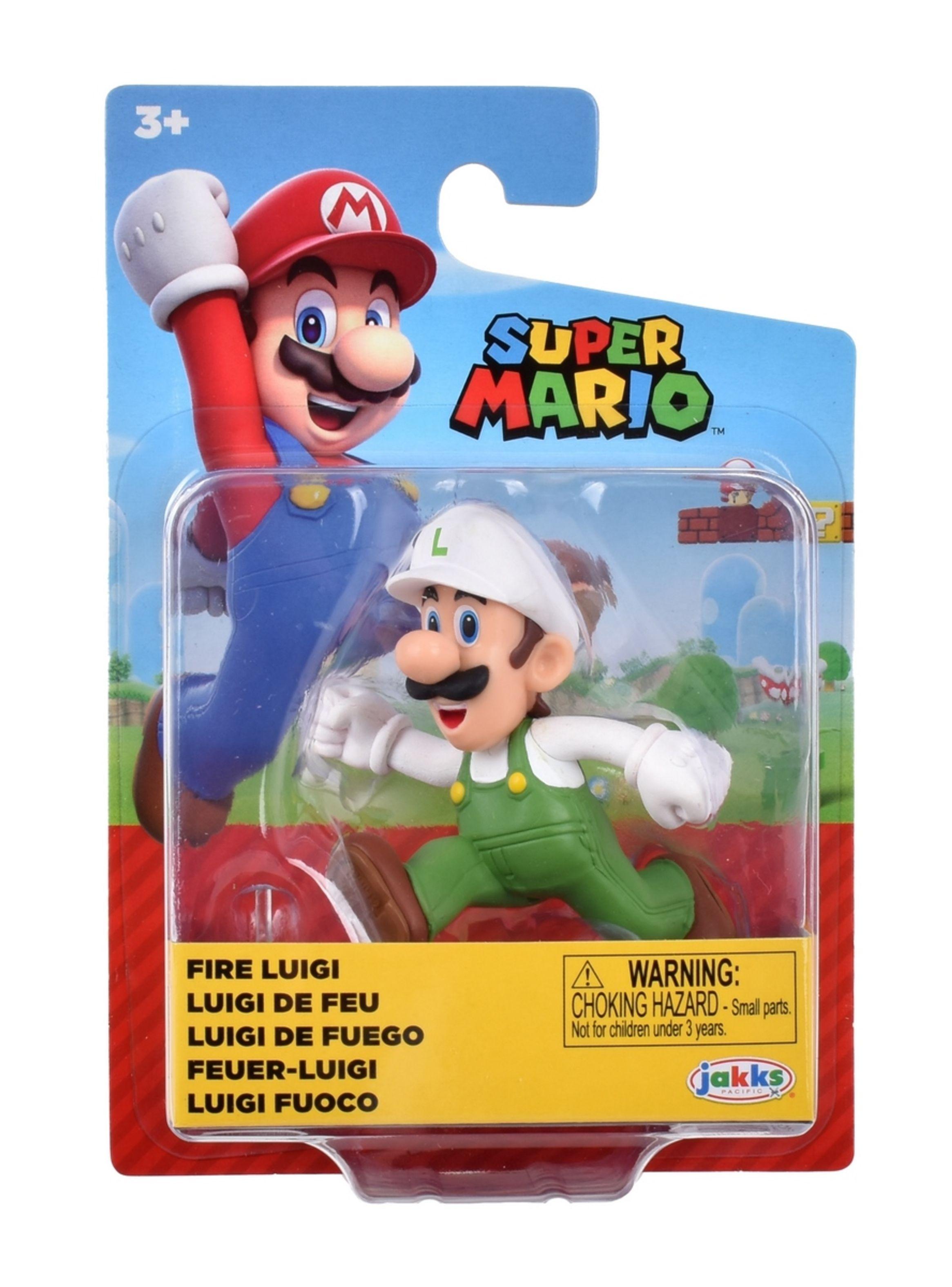 Figura 6 Cm Super Mario De Nintendo Wave 53 - Luigi De Fuego-2