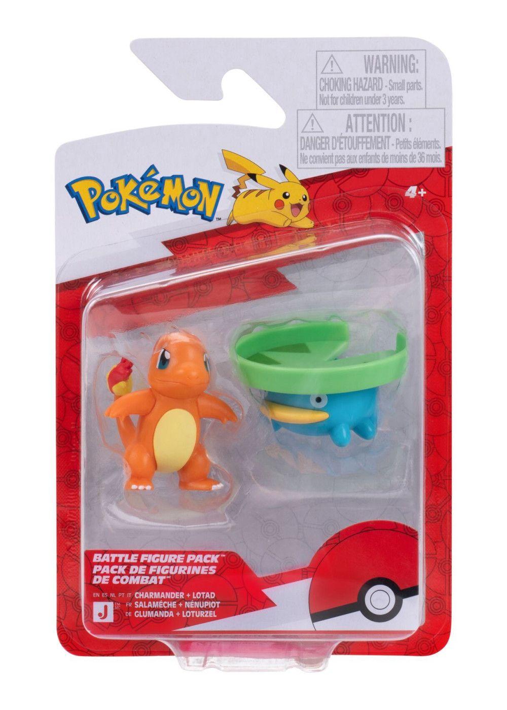 Set 1 O 2 Figuras De 5 A 8 Cm. Pokemon - Charmander + Lotad-0