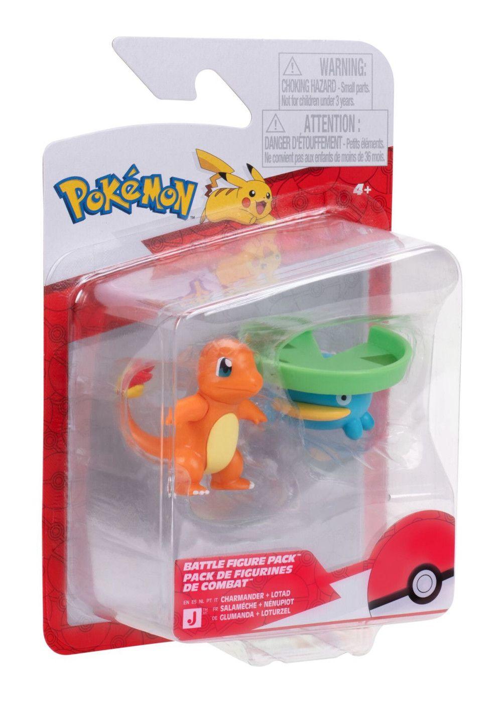 Set 1 O 2 Figuras De 5 A 8 Cm. Pokemon - Charmander + Lotad-3