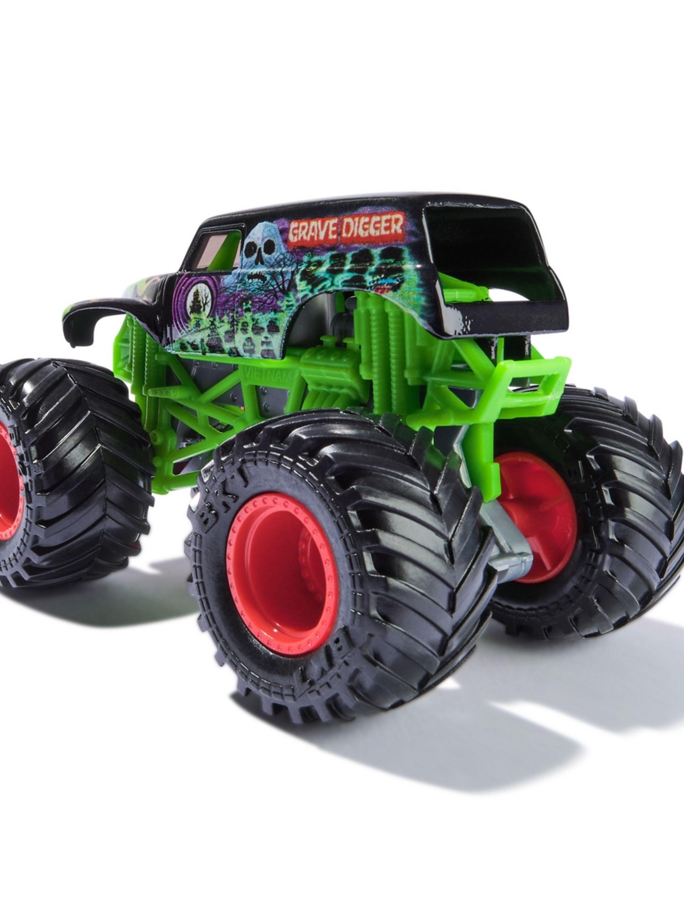 Vehículos Monster Jam 1:64 pack 2 Grave Digger vs W-3