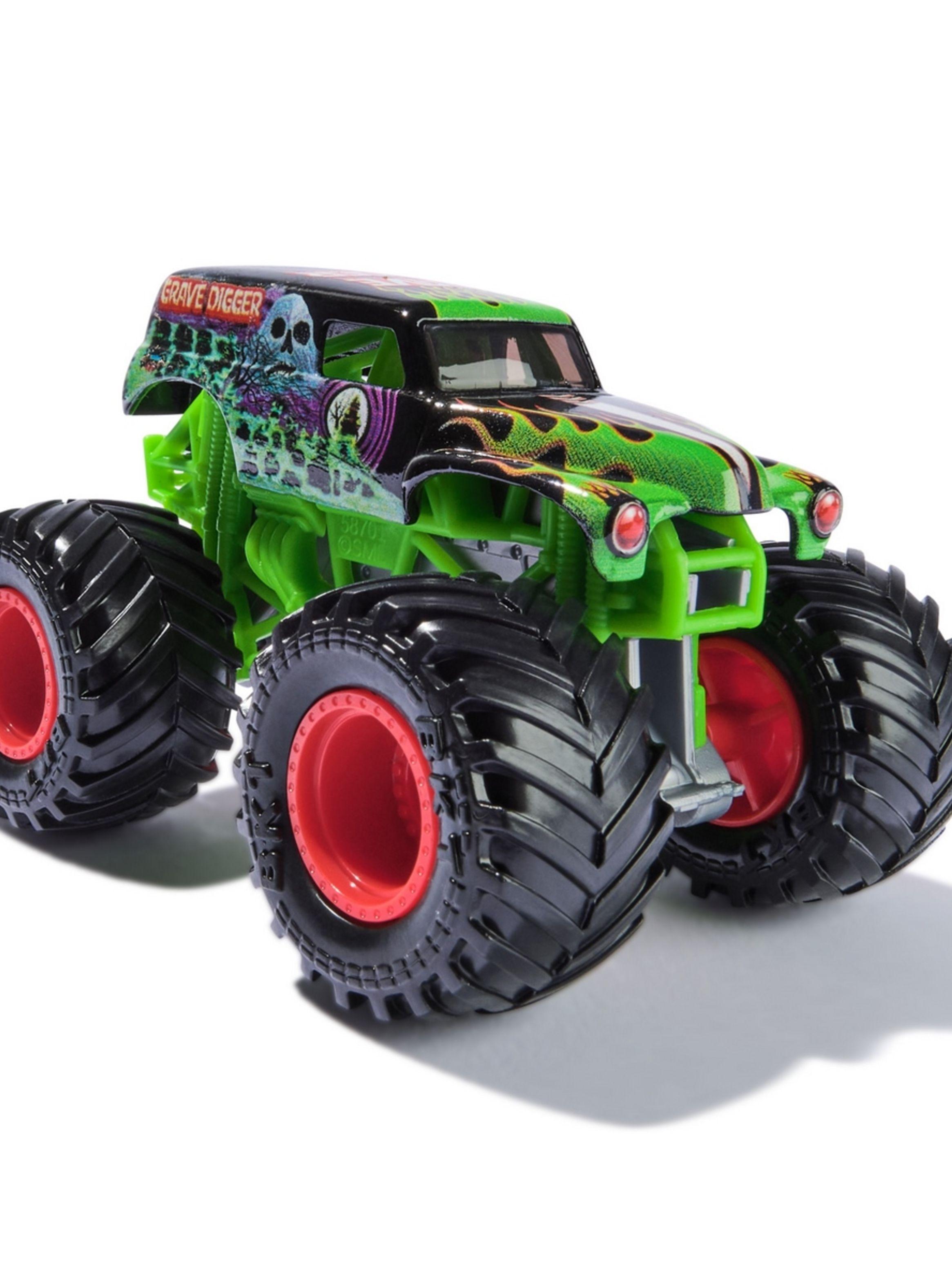 Vehículos Monster Jam 1:64 pack 2 Grave Digger vs W-4