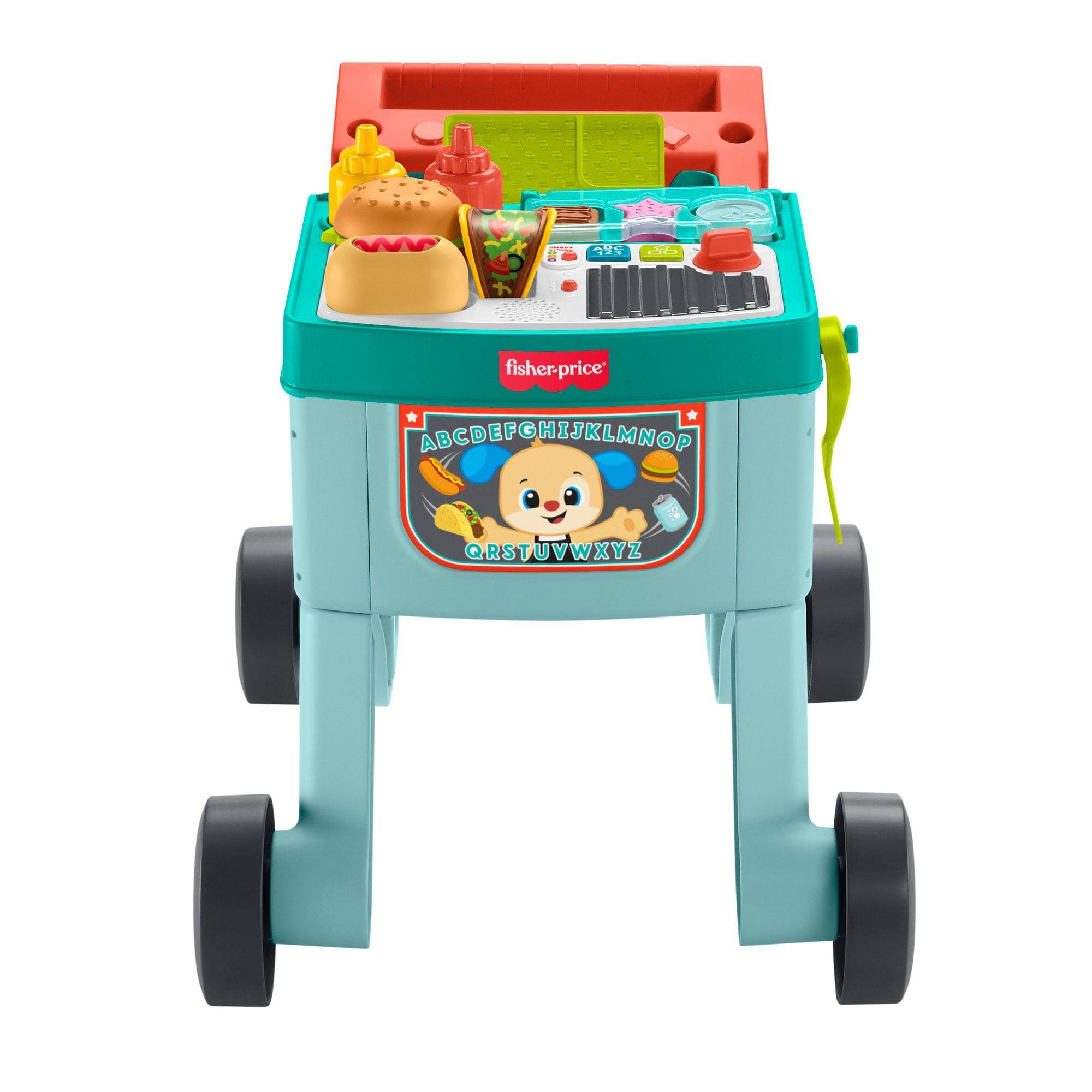 FISHER-PRICE ANDADERA PARA BEBÉS CARRO DE SNACKS 4 EN 1-2