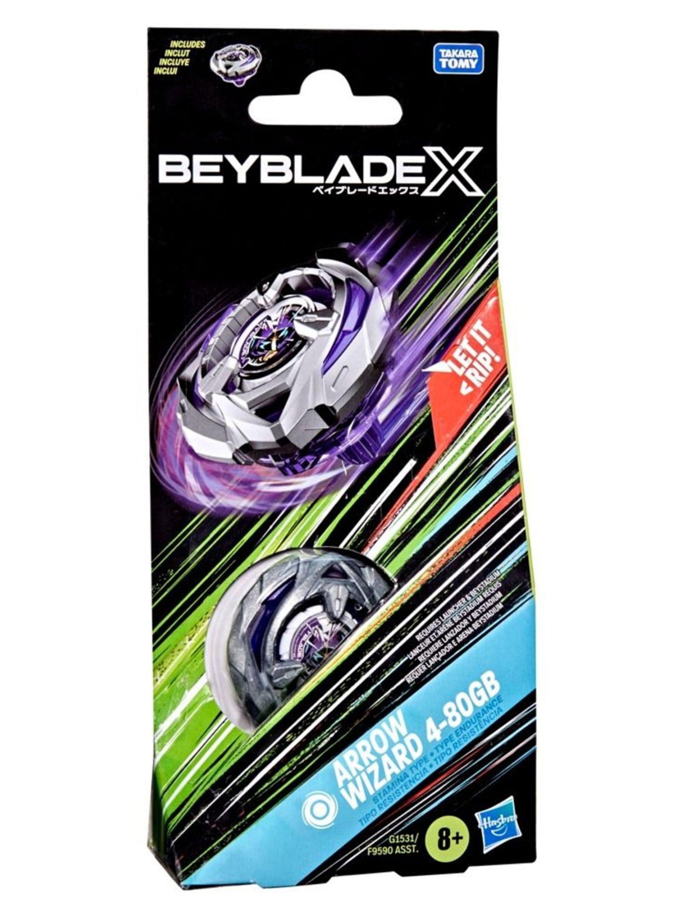 Beyblade x booster single top ast - arrow wizard 4-80gb-1